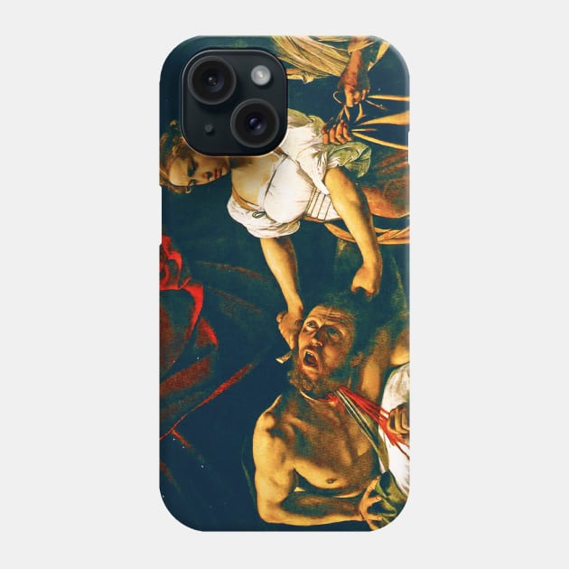 Caravaggio's Judith Phone Case by iceagethaws