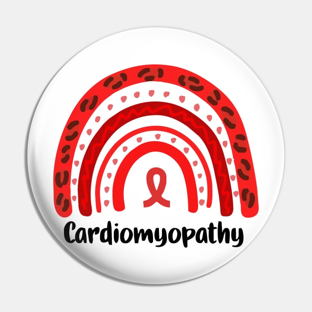 cardiomyopathy Pin by Vortex.Merch