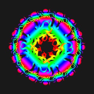 Rainbow Octopus Mandala T-Shirt