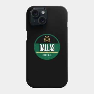 Dallas retro hockey Phone Case