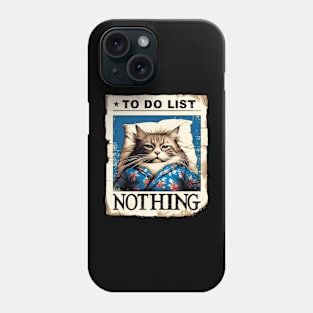 Lazy Cat Day Phone Case