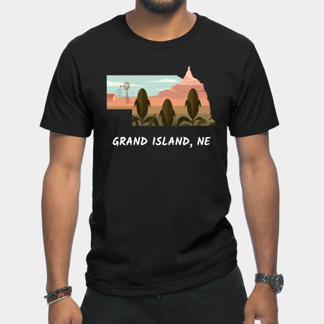 Discover Grand Island, Nebraska - Grand Island Nebraska - T-Shirt