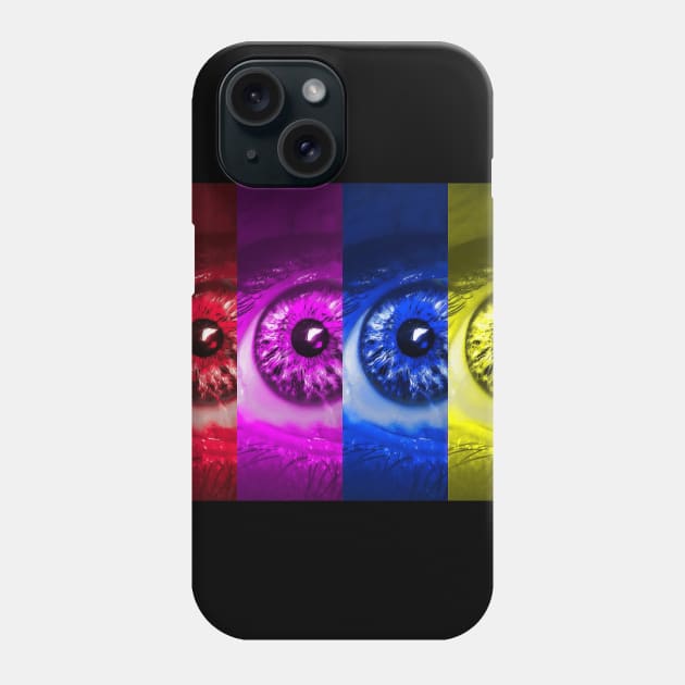 Color eyes Phone Case by RobertsArt