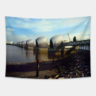 The Thames Barrier, London. Tapestry