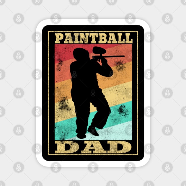 Paintball DAD Airsoft Softgun Airgun Mask Gift Magnet by DHdesignerPublic