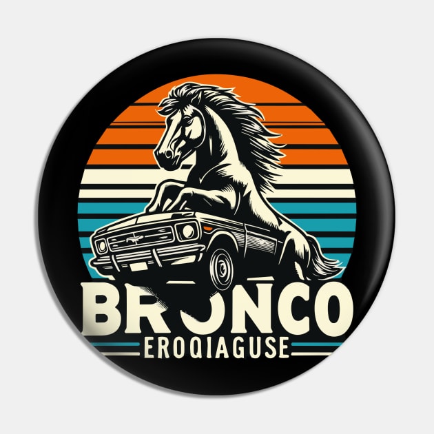 Retro Bronco Pin by Rizstor