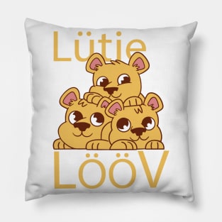 Lütje Lööv Low German Little Lion Pillow