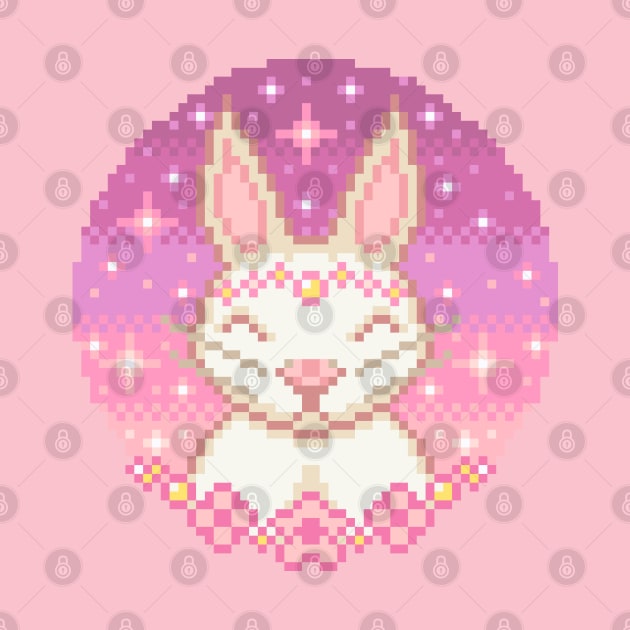 Kawaii bunny pixel art by AlleenasPixels