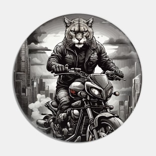 Cougar Black Rider Pin