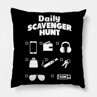 Daily Scavenger Hunt Pillow