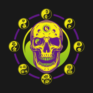 Skull of tai chi N°8 T-Shirt