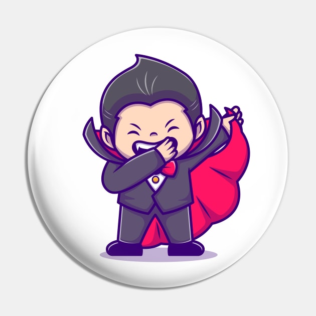 Cute Dracula Dabbing Pin by Catalyst Labs