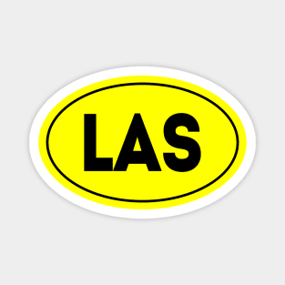 LAS Airport Code McCarran International Airport Las Vegas USA Magnet