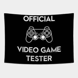 Official Video Game Tester Tapestry