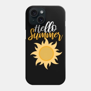 Vacaton hello summer Phone Case