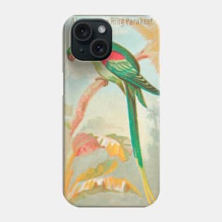 Alexandrine Ring Parakeet Phone Case