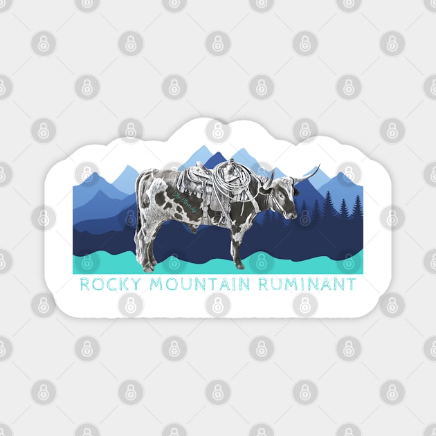 Rocky Mountain Ruminant Magnet by The Farm.ily