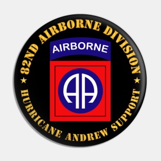 82nd Airborne Division - Hurricane Andrew Support Pin