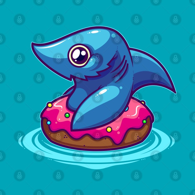 Donut Shark by ArtisticDyslexia