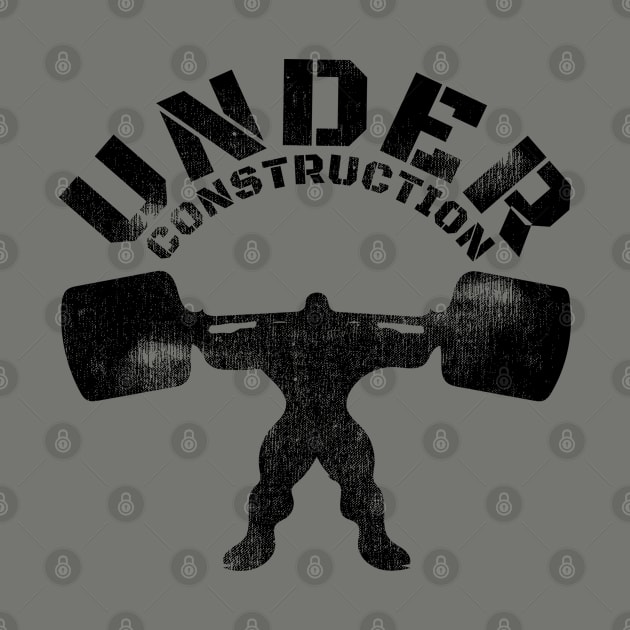 UNDER CONSTRUCTION BARBELL SQUAT by MuscleTeez