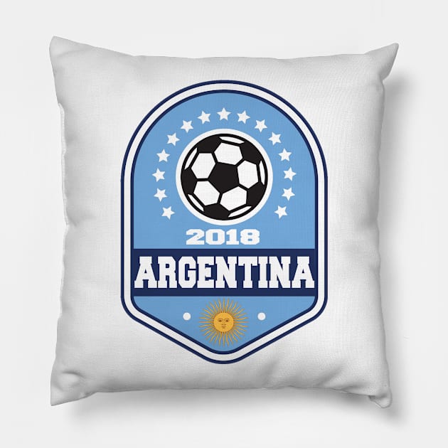 Team Argentina WC 2018! Pillow by OffesniveLine