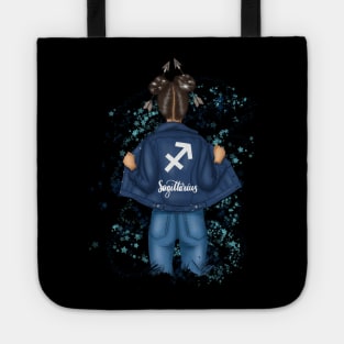 Sagittarius Zodiac Sign Girl Tote