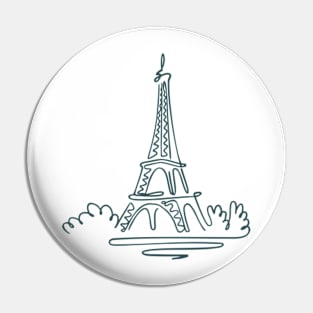 I Love Paris Pin