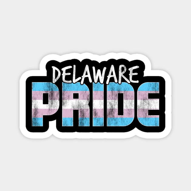 Delaware Pride Transgender Flag Magnet by wheedesign