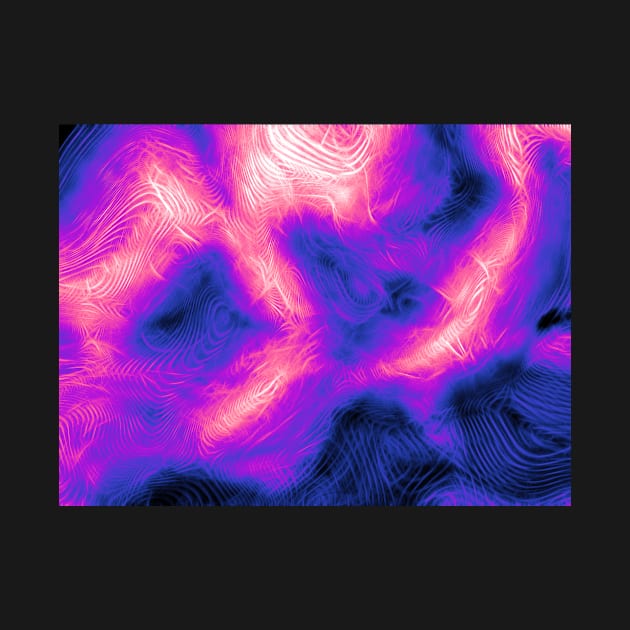 Genderfluid Pride Abstract Fractal Fog by VernenInk