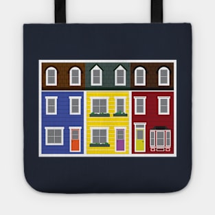 Newfoundland Row Houses || Newfoundland and Labrador || Gifts || Souvenirs Tote