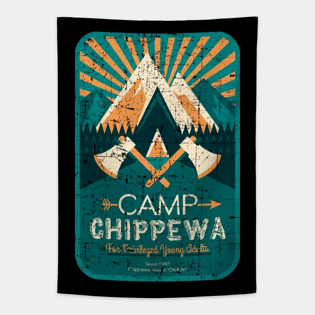 Camp Chippewa - From Addams Family Values Tapestry by hauntedjack