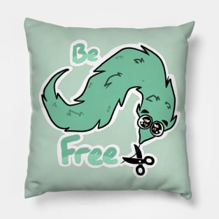 Be Free! [GREEN] Pillow