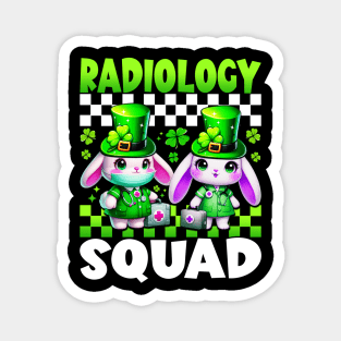 medical staff x ray tech radiology squad Nurse st Patricks Day Magnet