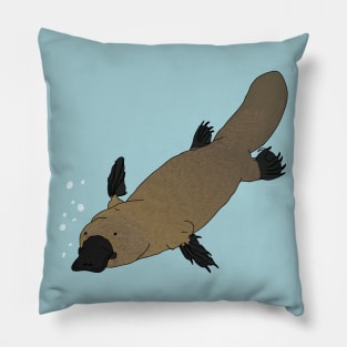 Platypus underwater Pillow