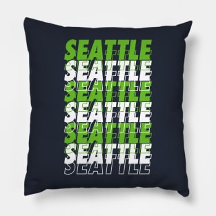 Seattle - Echo Graphic Pillow