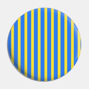 Achelous | Yellow and Blue Stripes Pattern Pin