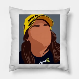 W-series champion Jamie Chadwick design Pillow