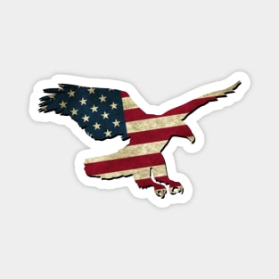 America Flag Eagle Magnet