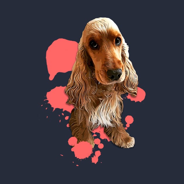 Cocker Spaniel Color Splash by Elarex