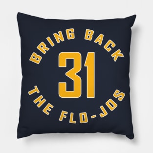 Bring Back The Flo-Jos (Navy) Pillow