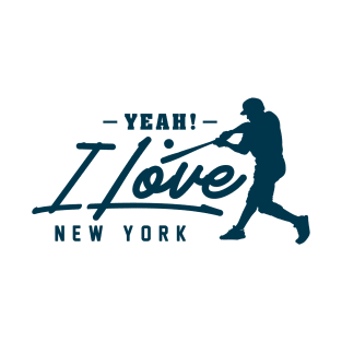 I Love New York Baseball T-Shirt