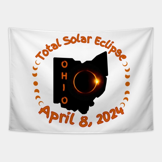 Ohio Total Solar Eclipse Tapestry by Total Solar Eclipse