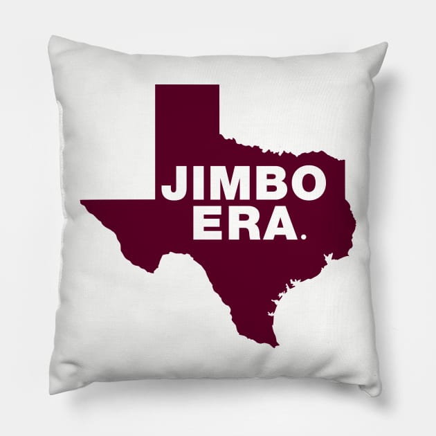 Welcome to Texas A&M Jimbo Fisher! Pillow by MalmoDesigns