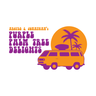 Argyle and Jonathan's Purple Palm Tree Delights T-Shirt