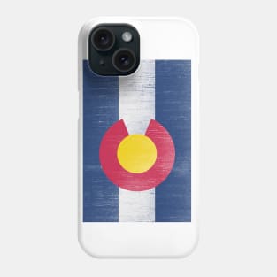 vintage colorado flag Phone Case