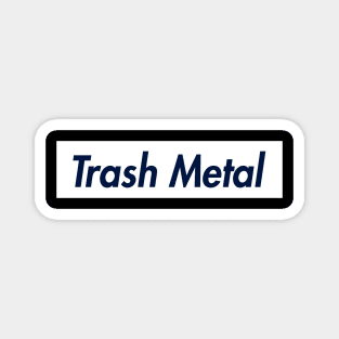 SUPER LOGO TRASH METAL Magnet