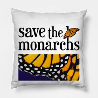 Save the Monarch Butterfly Pillow