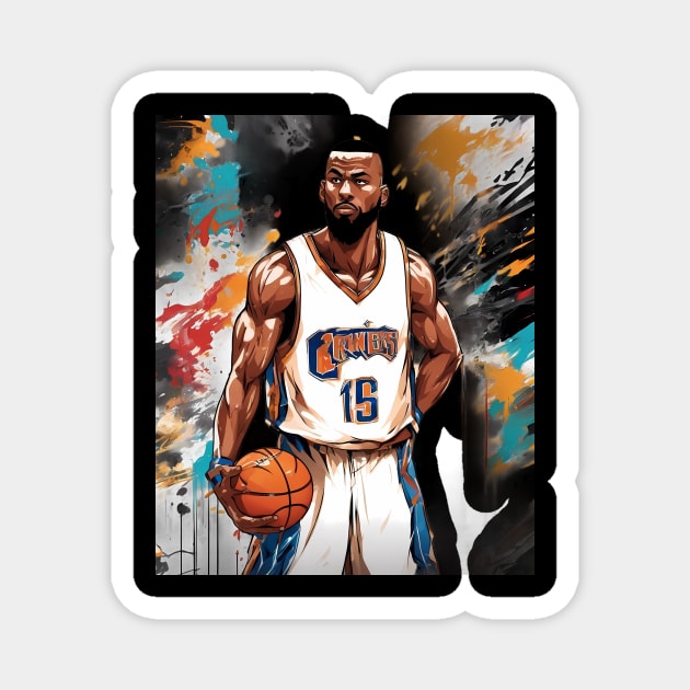 basketball kit Magnet by animegirlnft