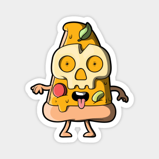 Skull Pizza! Magnet