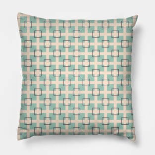 Squares Seamless Pattern 014#002 Pillow